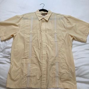 Short sleeve mens dress shirt